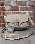 BALENCIAGA TUBE CLASP CROSSBODY BAG ‘TAUPE’