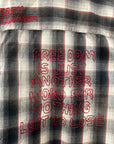 MIHARA YASUHIRO OVERSIZED DISTRESSED FLANNEL ‘MULTI’