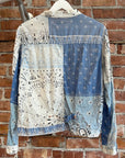 KAPITAL VINTAGE BANDANA 1ST TRUCKER JACKET ‘BLUE’