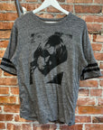 HYSTERIC GLAMOUR X KURT COBAIN JERSEY TEE 'GREY/BLACK'
