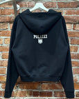 VETEMENTS SS25 LIMITED EDITION POLIZEI ZIP HOODIE ‘BLACK’