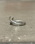CHOME HEARTS FLAT-TOP NAIL RING ‘SILVER’