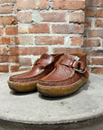 VISVIM 08AW SKYNYRD DOUBLE RING MOC FOLK LEATHER ‘BROWN’