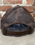 KAPITAL ALL I WANT IS WASHING DENIM TRUCKER HAT ‘BROWN’