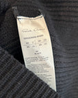 RICK OWENS FW24 PORTERVILLE HEADON KNIT SWEATER ‘BLACK’