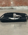 DEAL DESIGN NAIL RING 'SILVER'