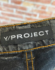 Y-PROJECT EVERGREEN BAGGY FIT WIRE LEG DENIM ‘SLATE’