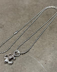 CHROME HEARTS BS FLEUR CHARM NECKLACE ‘SILVER’