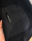 ROA 4-SNAP POLARTEC UTILITY FLEECE ‘BLACK’
