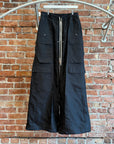 RICK OWENS HOLLYWOOD SS26 BELA CARGO PANTS ‘BLACK’