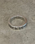 CHROME HEARTS 6MM FUCK YOU SPACER RING ‘SILVER’