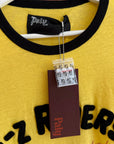 PALY HOLLYWOOD SS26 EZ RIDERS RINGER TEE ‘BLACK/YELLOW’