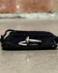 CHROME HEARTS CROSSBALL NAIL RING ‘SILVER’