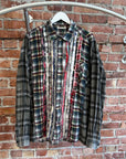 NEEDLES REBUILD RIBBON CUT FLANNEL ‘MULTI’