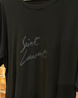 SAINT LAURENT ROCK LOGO TEE ‘BLACK’