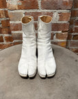 MAISON MARGIELA TABI HEEL ANKLE BOOTS ‘WHITE’