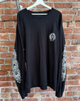 CHROME HEARTS TAIPEI EXCLUSIVE FLORAL LONGSLEEVE ‘BLACK’