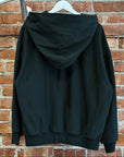 BALENCIAGA FW22 SAMPLE SIZE STICKER ZIP HOODIE ‘DARK GREEN’