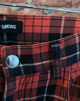 RAF SIMONS SS18 TARTAN PLAID JEANS ‘MULTI’