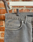 DIOR HEDI ERA CONCRETE DENIM JEANS ‘GREY’