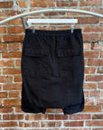 RICK OWENS SS14 VICIOUS MAINLINE POD SHORTS ‘BLACK’