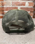 KAPITAL THE DENIM DIED TRUCKER HAT 'OLIVE'
