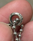 CHROME HEARTS DAGGER CHARM NECKLACE ‘SILVER’