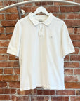 ACNE STUDIOS FALCO FACE POLO ‘WHITE’