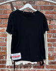 AFTER-HRS KURT COBAIN WAFFLE LAYERED TEE ‘BLACK’