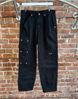 THUG CLUB AW24 STUDDED CARPENTER PANTS ‘BLACK’