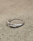 CHROME HEARTS DIAMOND BABY FLORAL RING ‘SILVER’