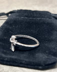 CHROME HEARTS CROSS BUBBLE GUM RING ‘SILVER’