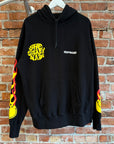 READYMADE SMILE SERIES FLAME HOODIE ‘BLACK’
