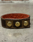 LOUIS VUITTON DAMIER SNAP BRACELET ‘BROWN’