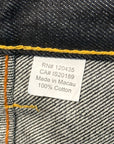 EVISU LOT 0001 CHENILLE GULL DENIM 'INDIGO/GREEN'