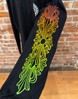 CHROME HEARTS GRADIENT FLORAL LONG SLEEVE ‘BLACK/MULTI’