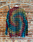 NEEDLES REBUILD 7-CUT FLANNEL 'TYE DYE'