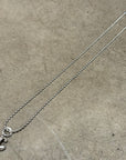 CHROME HEARTS BS FLEUR CHARM NECKLACE ‘SILVER’