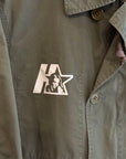 HYSTERIC GLAMOUR GRAPHIC MILITARY FIELD JACKET ‘GREEN’