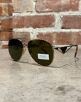 PRADA METAL BADGE AVIATOR SUNGLASSES ‘GOLD’