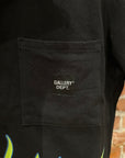 GALLERY DEPT. OVERSIZED PARKER FLAME SHIRT ‘BLACK’