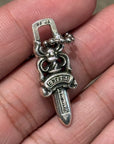 CHROME HEARTS ZIPPER DAGGER NECKLACE ‘SILVER’