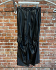 MAISON MARGIELA MM6 BAGGY LEATHER PANTS ‘BLACK’