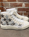 AMIRI STAR COURT HIGH SNEAKERS ‘CREAM/GREY’