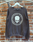 NUMBER (N)INE SCHOOL OF VISUAL SCHOOL OF COMEDY CREWNECK ‘VINTAGE BLACK’