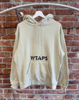 WTAPS MILITARY STENCIL HOODIE ‘SAND’