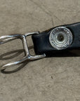 CHROME HEARTS LEATHER HEART BELT LOOP ‘BLACK/SILVER’