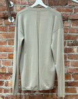 RICK OWENS SS23 EDFU WOOL CARDIGAN ‘PEARL’