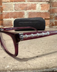 CHROME HEARTS DROP BOX GLASSES ‘PURPLE HAZE’