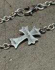 CHROME HEARTS NE CROSS BRACELET ‘SILVER’